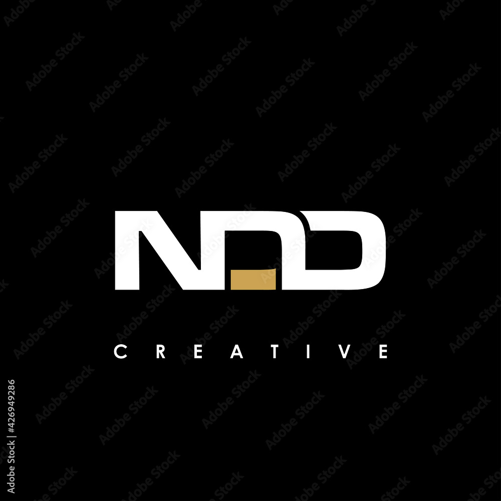 NDD Letter Initial Logo Design Template Vector Illustration NDD Letter Initial Logo Design Template Vector Illustration
