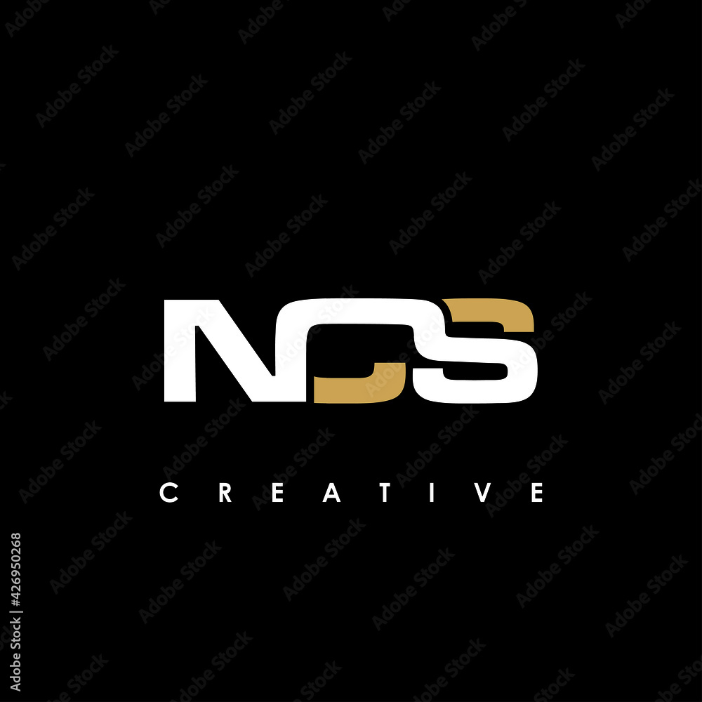 NCS Letter Initial Logo Design Template Vector Illustration NCS Letter Initial Logo Design Template Vector Illustration