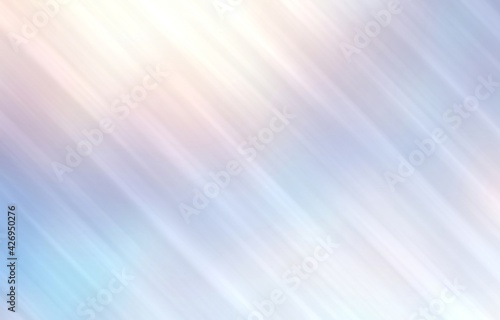 Glowing blue clear background covered diagonal stripes simple pattern. Corrugated glass abstract texture.