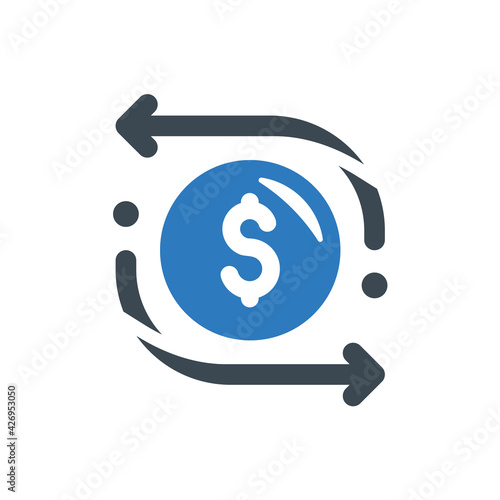 Money transfer icon