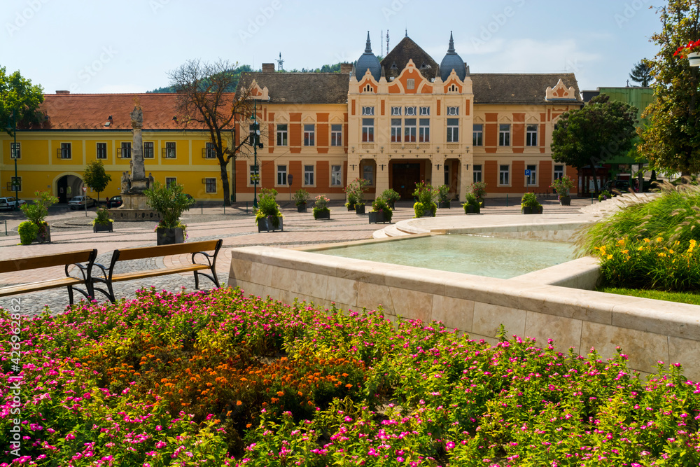 The building of municipality in Szekszard, in Hungary