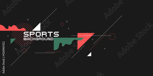 Abstract background with straight lines. Bright vector illustration for sport