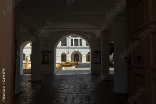 Tolna County Arhives inside in the Bela King square in Szekszard © belizar