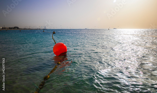 One of the beaches in Dubai