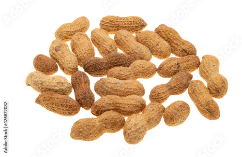 peanuts in shell isolated