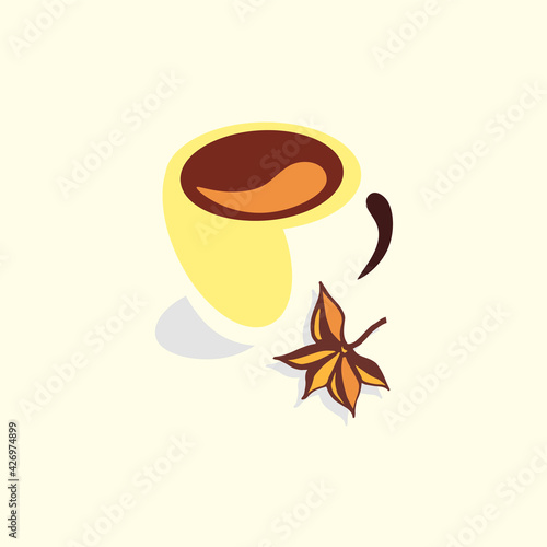 a cup of tea and anise star