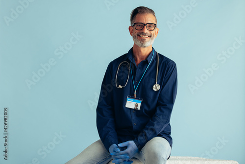 Portrait of a successful male doctor