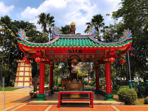 A beautiful small Chinese shrine