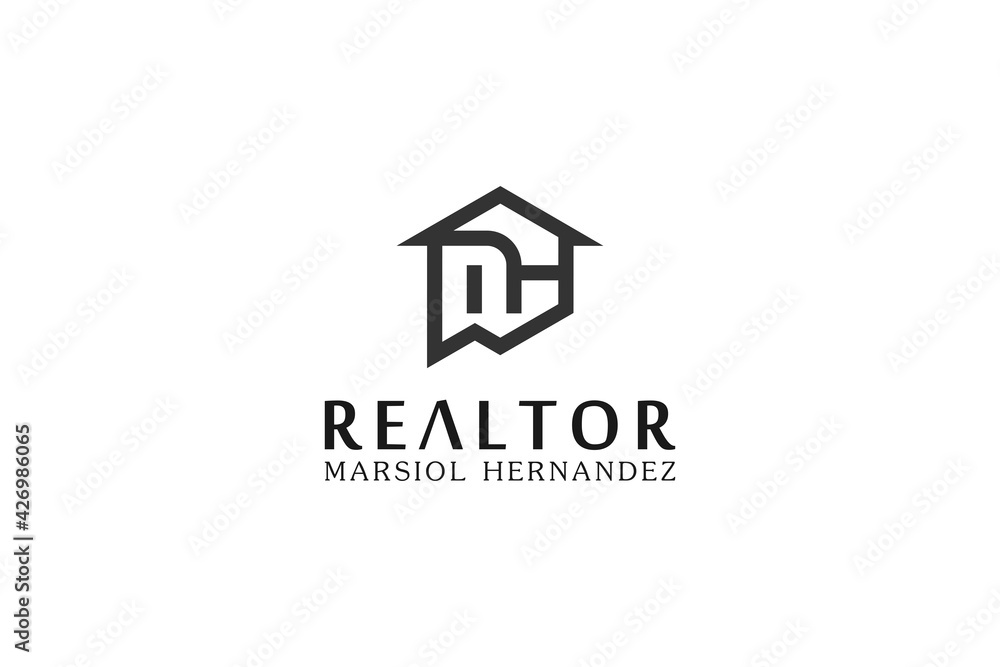 Realtor house logo design