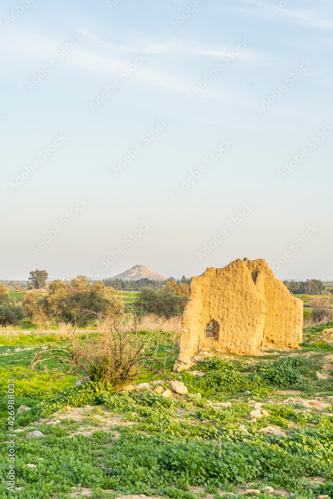 January 2021 Nicosia District, Cyprus. Agios Sozomenos an abandoned village in Nicosia District, Cyprus