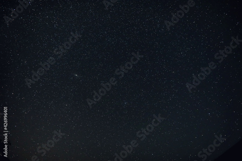 sky in the night with stars planets and comets