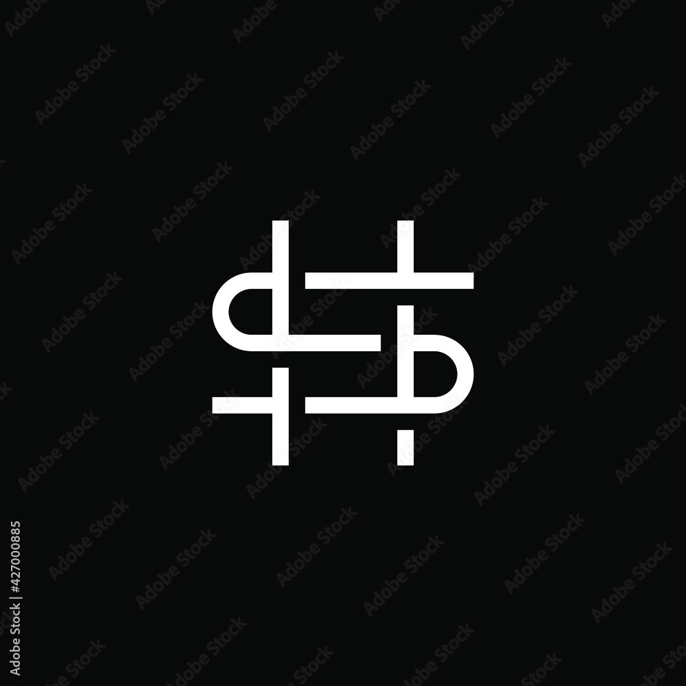 letter SH logo design vector letter SH logo design vector