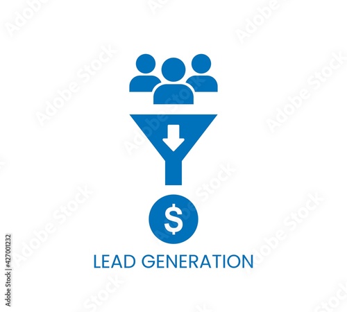 Lead Generation icon. Simple element illustration. Lead Generation concept symbol design. Can be used for web and mobile.
