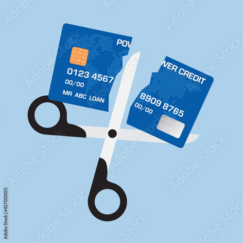 Credit card scissors that incur future debts