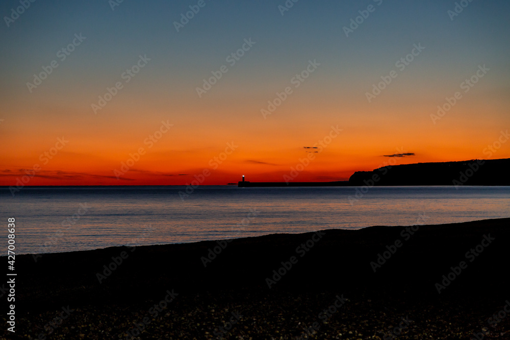 A Dramatic Sunset at Newhaven in Sussex