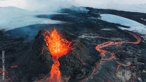 Photos Iceland Volcanic eruption 2021