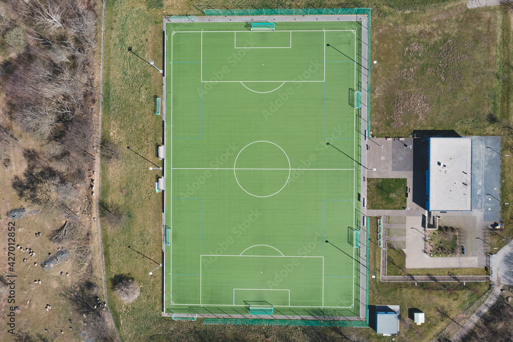 Obraz premium Fussballfeld