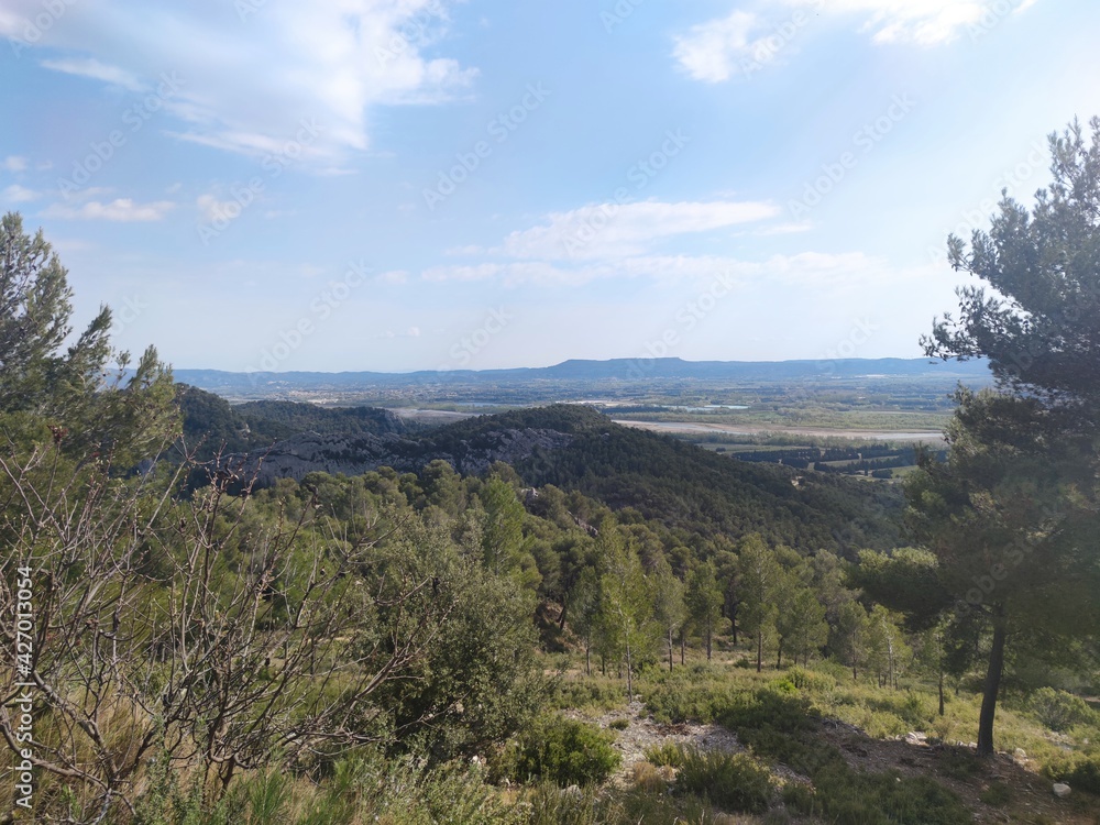Fototapeta premium Balade en vélo - tour sur le Luberon