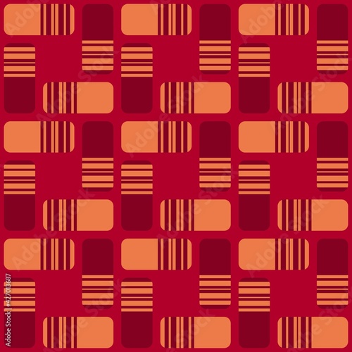 Simple abstract seamless pattern - decorative accent for any surfaces.