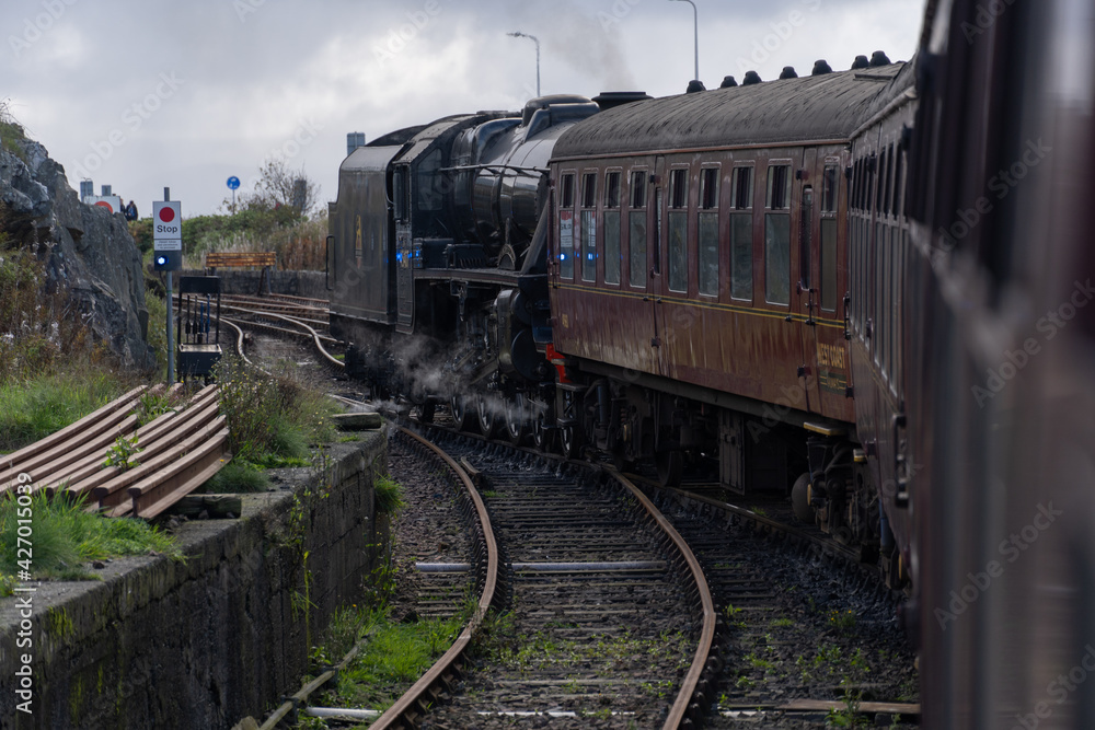Fototapeta premium old steam train