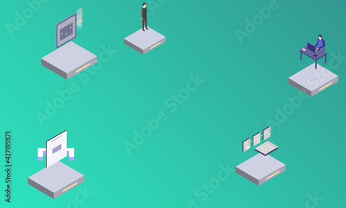 sociology concept on abstract design