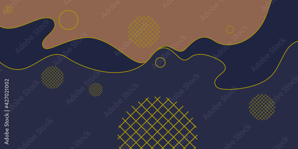Modern background with abstract elements and dynamic shapes. Vector illustration. Template for design and creative ideas.