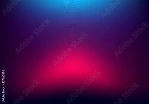 Abstract blurred background blue and pink neon gradient color with wave line texture. photo