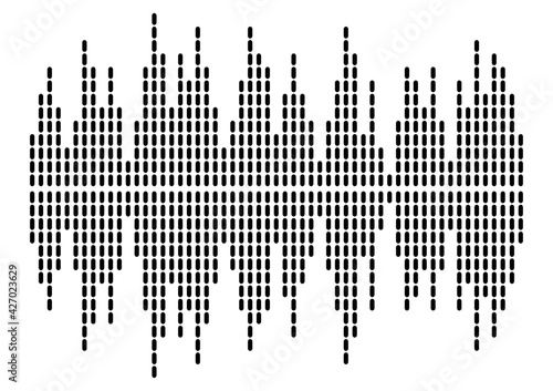 Sound waves vector abstract - graphic equalizer vector background for different joyful events. Illustration eps 10 can be used, music brochure layout page, cover magazine, booklet