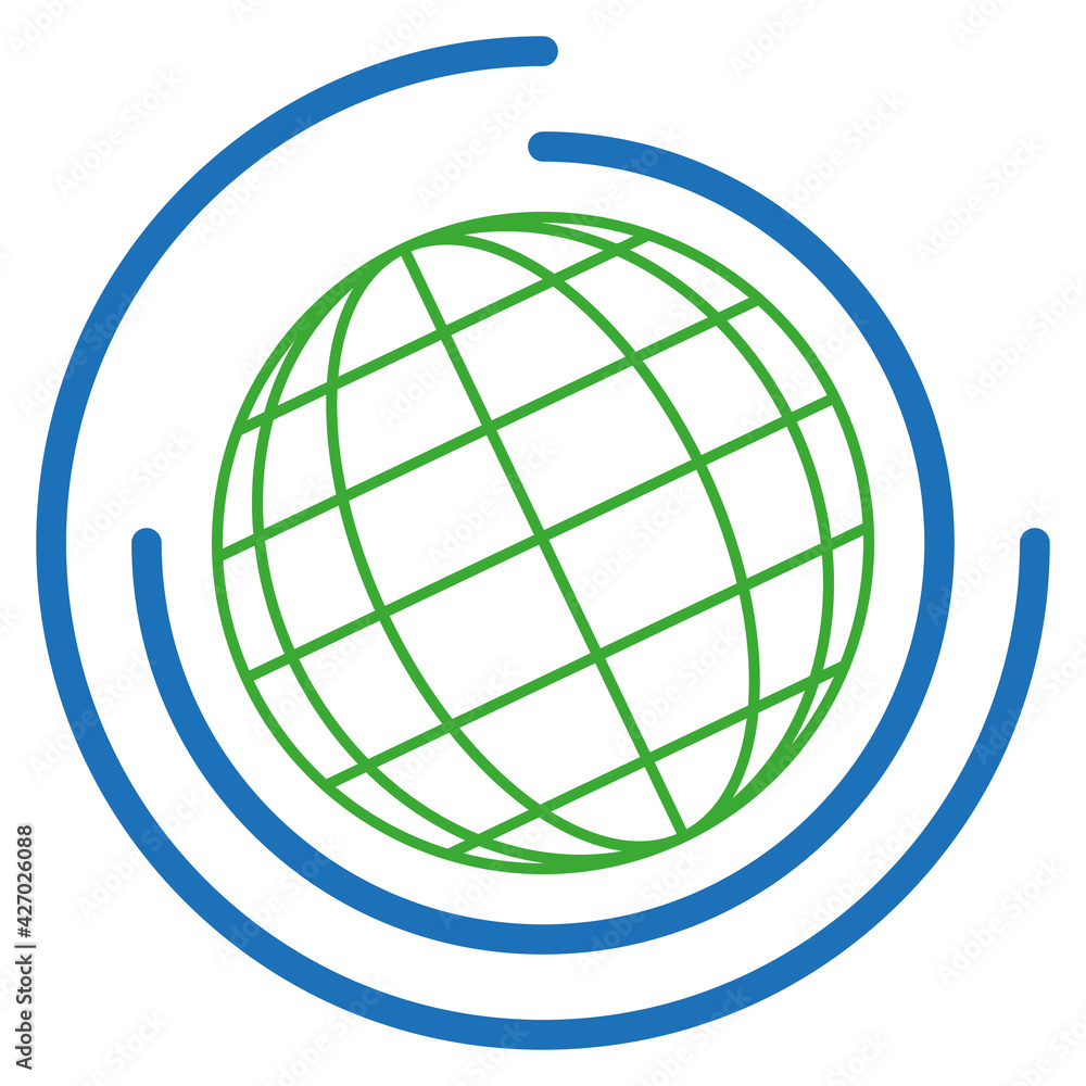 Erdball, Erde und Kreise, Erdkugel, Recycling, Logo, Icon Erdball, Erde und Kreise, Erdkugel, Recycling, Logo, Icon