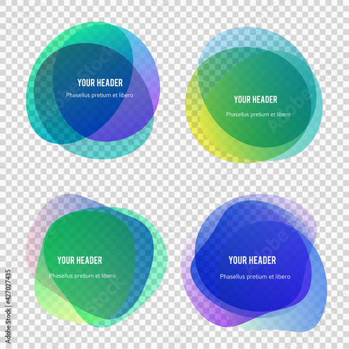 Abstract liquid shape. Fluid blur shapes designbeffect soft transition. Isolated gradient waves with geometric lines, dots. Vector illustration eps10 texture for banners, logo, flyer, presentation