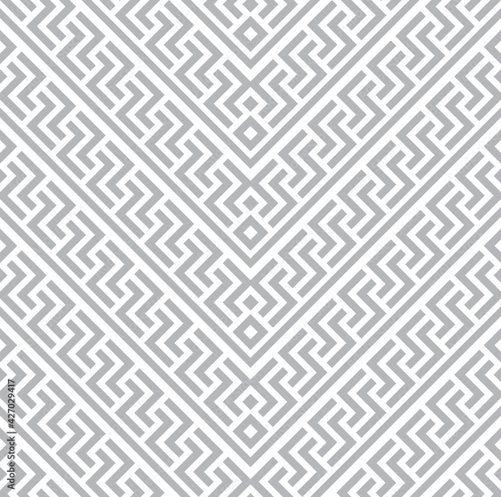 Abstract geometric pattern. A seamless vector background. White and gray ornament. Graphic modern pattern. Simple lattice graphic design. Abstract geometric pattern. A seamless vector background. White and gray ornament. Graphic modern pattern. Simple lattice graphic design.