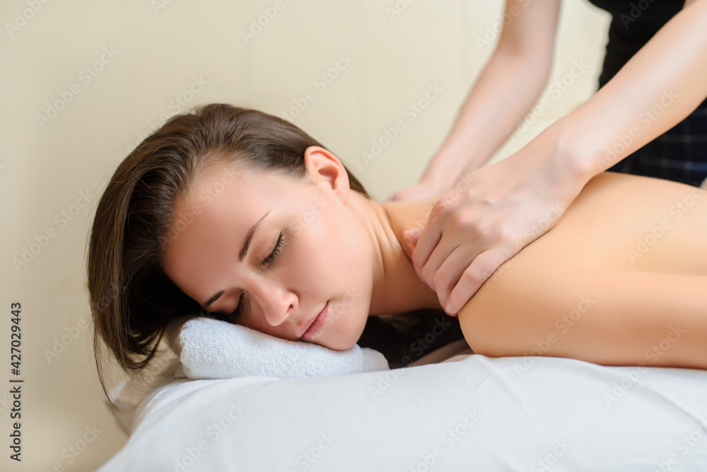 Spa procedure of neck massage Spa procedure of neck massage