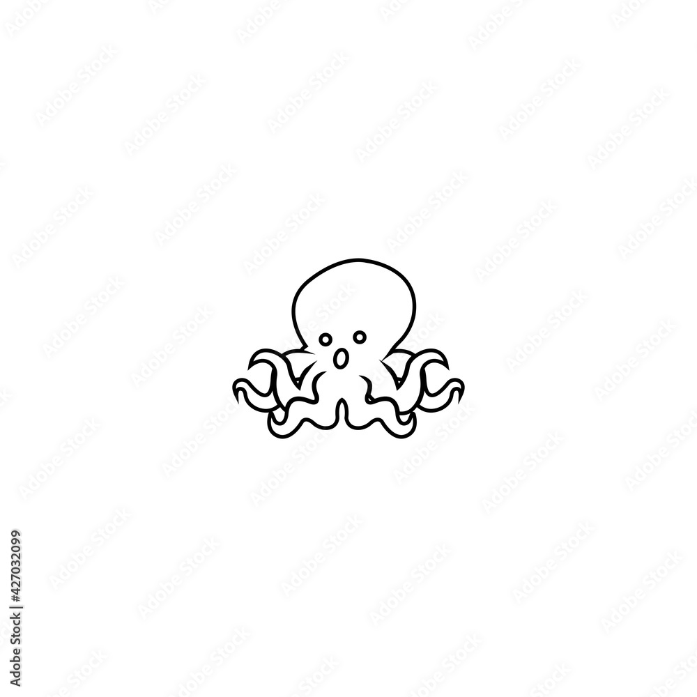 Obraz premium Octopus logo