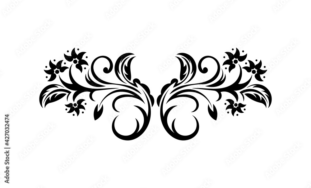 Pattern with flowers in Simple style. Good for backgrounds, prints, apparel and textiles. Vector Pattern with flowers in Simple style. Good for backgrounds, prints, apparel and textiles. Vector
