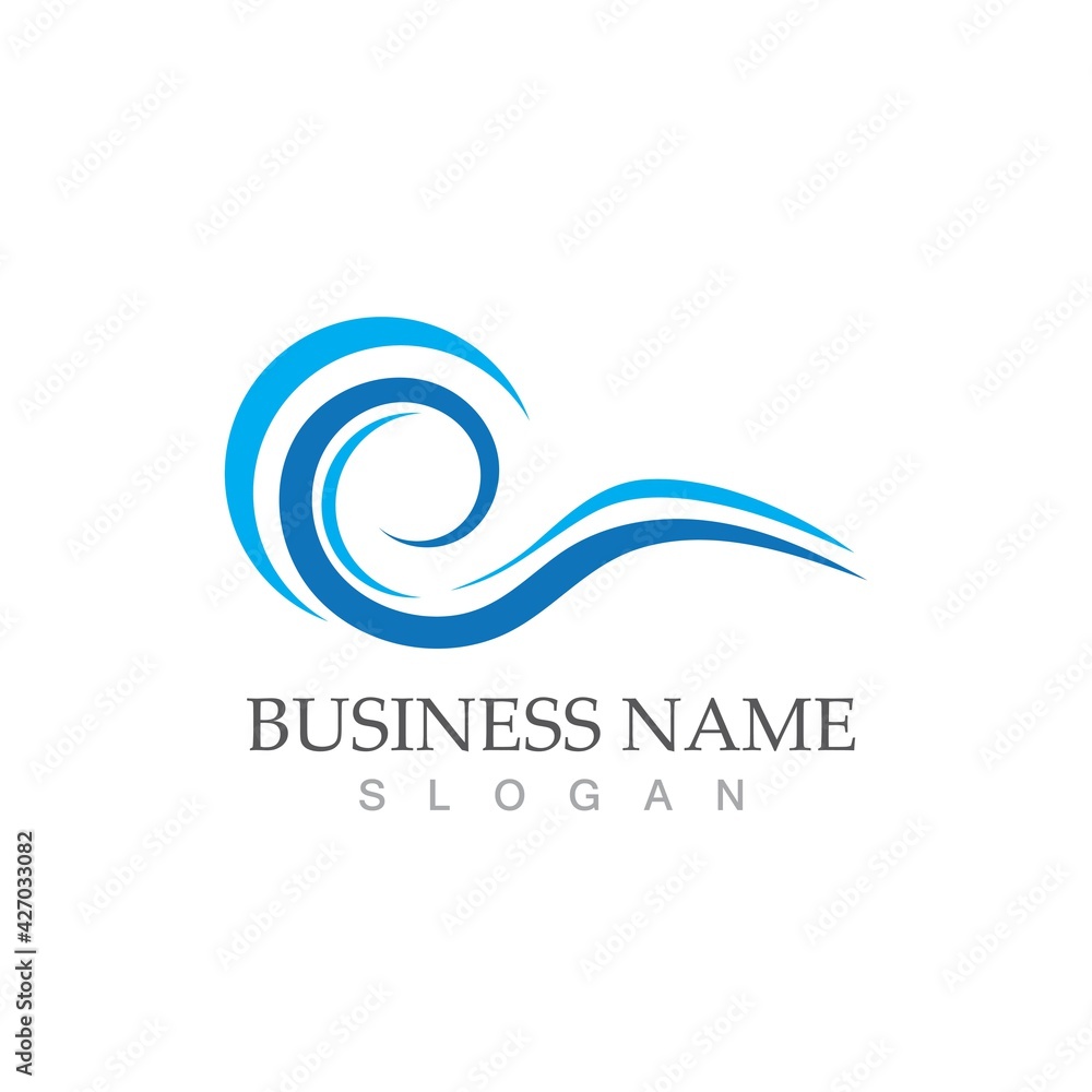 water wave icon vector illustration design water wave icon vector illustration design