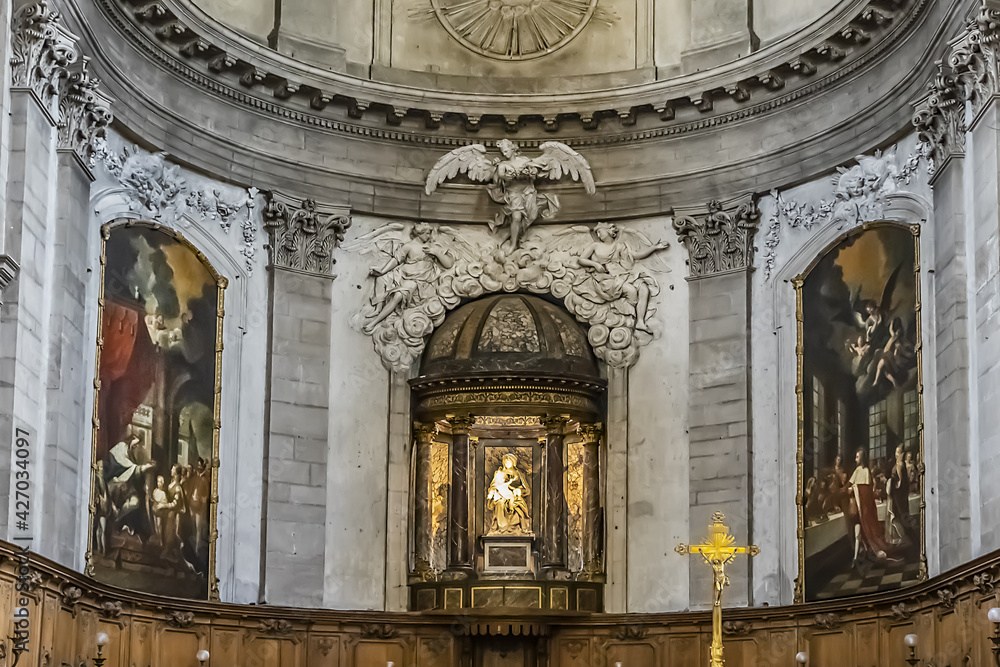 Interior of Nancy Cathedral (Cathedral of Our Lady of the Annunciation