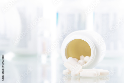 Nahrungsergänzungsmittel- Pillen Tabletten Kapseln