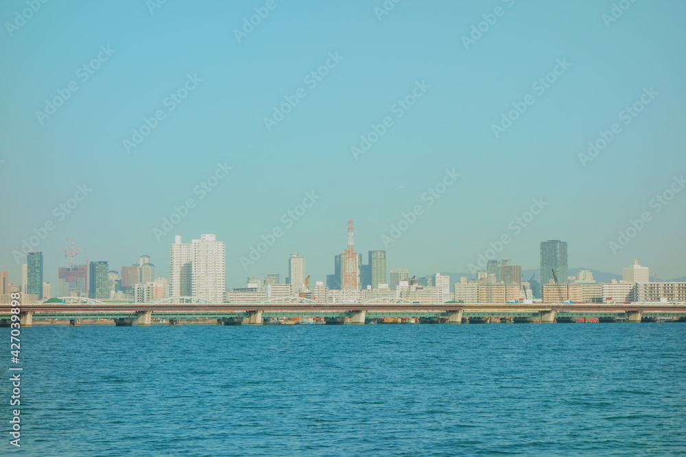 淀川・都市風景