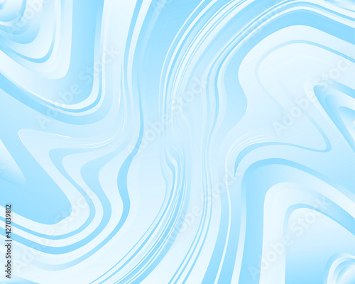 Abstract waves. Blue wavy background. Vector illustration