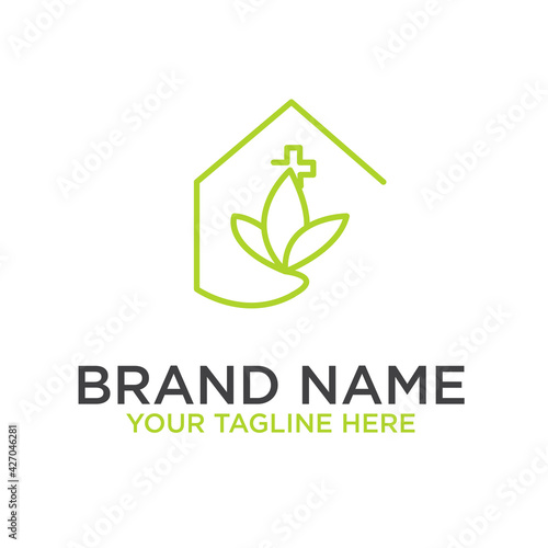 CREATIVE MEDICAL HERBAL LOGO IDEAS