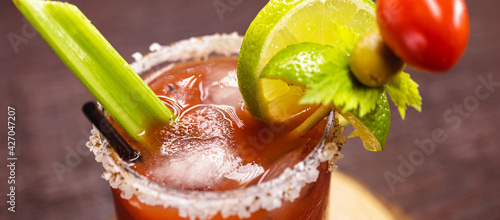 Tablou pe pânză caesar drink, canada national cocktail, drink made to celebrate Victory Day