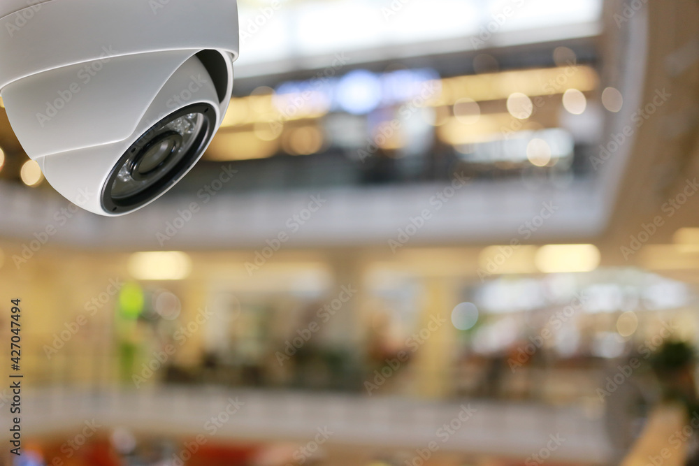 CCTV tool in Shopping mall Equipment for security systems. CCTV tool in Shopping mall Equipment for security systems.