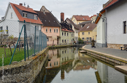 seebach im historischen ortskern von westhofen photo