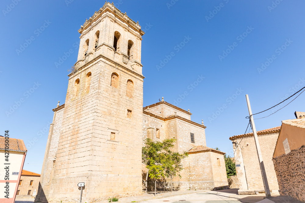 church of Saint John the Baptist in Brias village (municipality of Berlanga de Duero), province of Soria, Castile and Leon, Spain