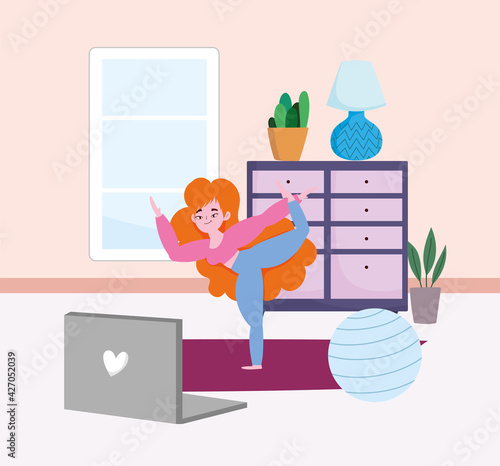 yoga at home