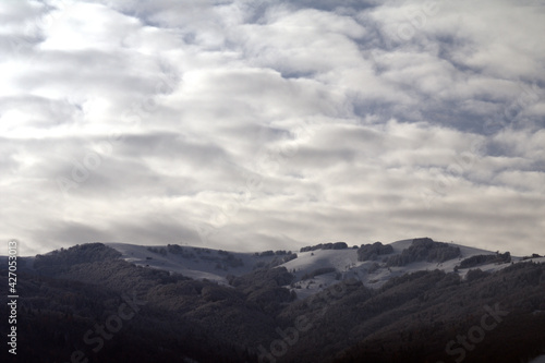 Fototapeta Naklejka Na Ścianę i Meble -  clouds over the mountains,sky, landscape, nature,panorama, alps,view, travel,peak, cold, outdoor, valley ,winter, high, beautiful,