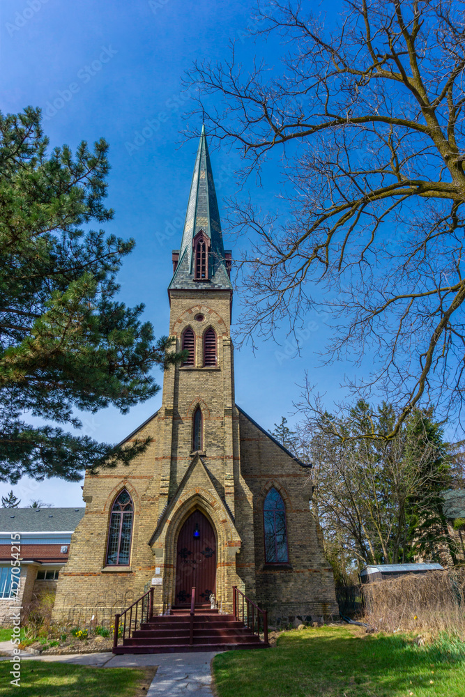 St. Mary's Anglican Church in Richmond Hill, Ontario, Canada -  constructed in 1872-73.