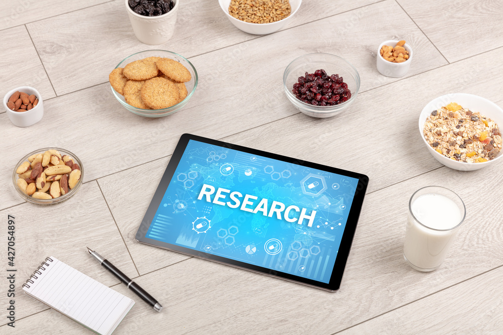Healthy Tablet Pc compostion, immune system boost concept Healthy Tablet Pc compostion, immune system boost concept
