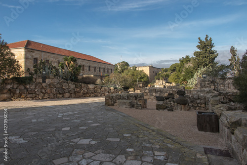 Fragment of the Franciscan Garden on Mount Tabor