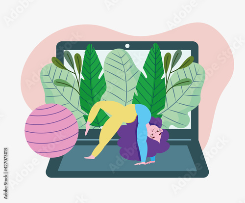online physical activity